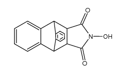 2-hydroxy-3a,4,9,9a-tetrahydro-4,9-[1,2]benzeno-1H-benzo[f]isoindole-1,3(2H)-dione结构式