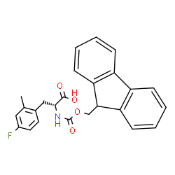 Fmoc-D-2-Methyl-4-fluorophe structure