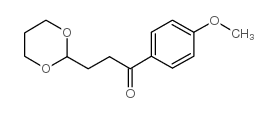 3-(1,3-DIOXAN-2-YL)-4'-METHOXYPROPIOPHENONE结构式