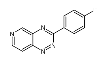 3-(4-fluorophenyl)pyrido[3,4-e][1,2,4]triazine structure