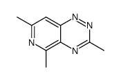 3,5,7-trimethylpyrido[3,4-e][1,2,4]triazine结构式