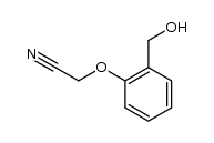 [2-(hydroxymethyl)phenoxy]acetonitrile结构式