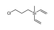 (3-chloropropyl)methyldivinylsilane结构式