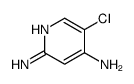 5-chloropyridine-2,4-diamine结构式