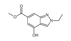 methyl 2-ethyl-4-hydroxy-2H-indazole-6-carboxylate Structure