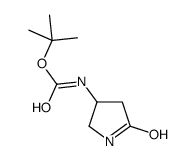 TERT-BUTYL 5-OXOPYRROLIDIN-3-YLCARBAMATE Structure