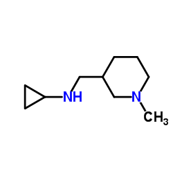 N-[(1-Methyl-3-piperidinyl)methyl]cyclopropanamine结构式
