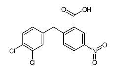 2-(3,4-dichlorobenzyl)-5-nitrobenzoic acid结构式