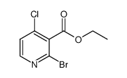 Ethyl 2-bromo-4-chloronicotinate结构式