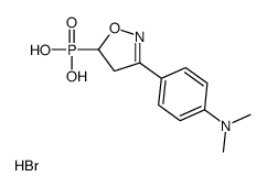 [3-[4-(dimethylamino)phenyl]-4,5-dihydro-1,2-oxazol-5-yl]phosphonic acid,hydrobromide结构式
