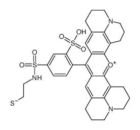 Texas Red-2-Sulfonamidoethyl Mercaptan Structure