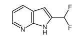 2-(二氟甲基)-1H-吡咯并[2,3-b]吡啶结构式