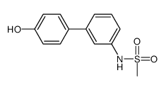 N-[3-(4-hydroxyphenyl)phenyl]methanesulfonamide Structure