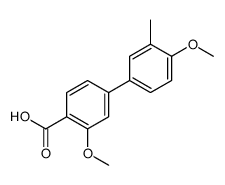 2-methoxy-4-(4-methoxy-3-methylphenyl)benzoic acid Structure