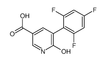 6-oxo-5-(2,4,6-trifluorophenyl)-1H-pyridine-3-carboxylic acid结构式