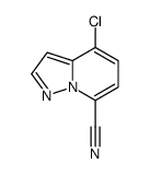 4-氯吡唑并[1,5-a]吡啶-7-甲腈结构式