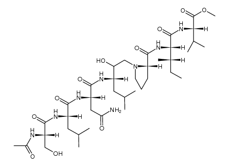 Ac-Ser-Leu-Asn-[Leu-HEA-Pro]-Ile-Val-OMe structure