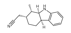 r-2-(cyanomethyl)-1,2,3,4,t-4a,t-9a-hexahydro-c-1-methylcarbazole Structure