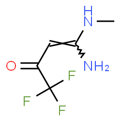 3-Buten-2-one,4-amino-1,1,1-trifluoro-4-(methylamino)-结构式