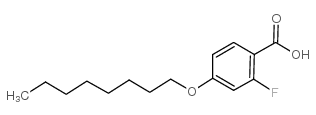 2-FLUORO-4-N-OCTYLOXYBENZOIC ACID结构式