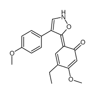 KRIBB3(5-(5-乙基-2-羟基-4-甲氧基苯基)-4-(4-甲氧基苯基)异恶唑)图片