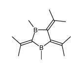 1,3-dimethyl-2,4,5-tri(propan-2-ylidene)-1,3-diborolane Structure