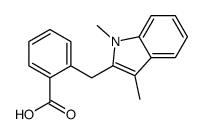 2-[(1,3-Dimethyl-1H-indol-2-yl)methyl]benzoic acid Structure