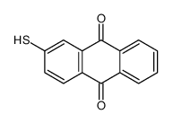 2-Mercapto-9,10-anthraquinone structure