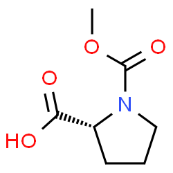 Moc-D-Pro-OH Structure