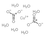 copper(ii) nitrate, hydrate structure
