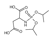 2-(Diisopropoxy-phosphorylamino)-succinic acid Structure