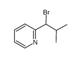 2-(1-bromo-2-methylpropyl)pyridine结构式