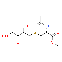 S-(2,3,4-三羟丁基)巯基甲基酯(非对映异构体混合物)结构式