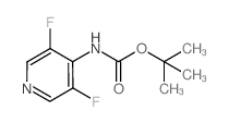 tert-Butyl (3,5-difluoropyridin-4-yl)carbamate Structure