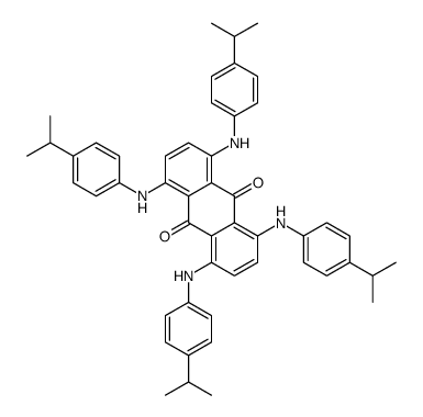 1,4,5,8-tetrakis(4-propan-2-ylanilino)anthracene-9,10-dione结构式