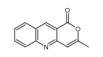 3-methyl-1H-pyrano[4,3-b]quinolin-1-one结构式