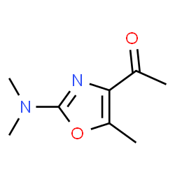 Ethanone, 1-[2-(dimethylamino)-5-methyl-4-oxazolyl]- (9CI) structure