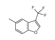 5-Methyl-3-(trifluoromethyl)-1-benzofur Structure