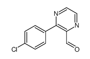 3-(4-Chloro-phenyl)-pyrazine-2-carbaldehyde Structure