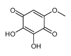 2,3-dihydroxy-5-methoxycyclohexa-2,5-diene-1,4-dione结构式