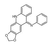 N-phenyl-[1,3]dioxolo[4,5-b]acridin-10-amine结构式