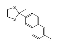 2-methyl-2-(6-methylnaphthalen-2-yl)-1,3-dithiolane Structure