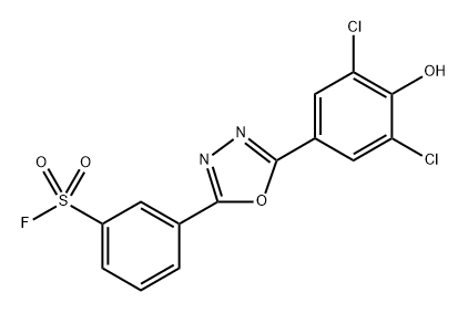 3- [5- (3,5-二氯- 4-羟基苯基)-1,3,4-噁二唑- 2-基]苯磺酰氟图片