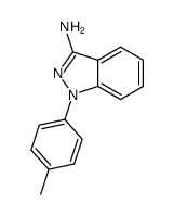 1-p-tolyl-1H-indazol-3-amine结构式