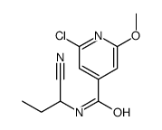 2-chloro-N-(1-cyanopropyl)-6-methoxypyridine-4-carboxamide Structure