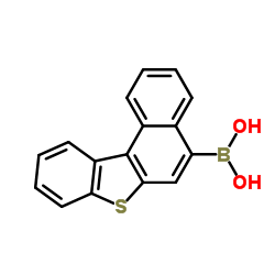 苯并[B]萘并[1,2-D]噻吩-5-基硼酸结构式