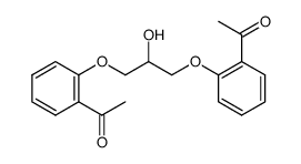 1,3-bis(2-acetylphenoxy)-2-propanol结构式
