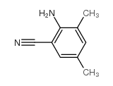 2-氨基-3,5-二甲基苯甲腈结构式