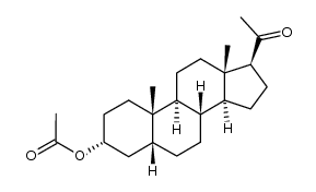 3α-Acetyloxy-5α-pregnan-20-one structure