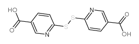 3-Pyridinecarboxylicacid, 6,6'-dithiobis- Structure